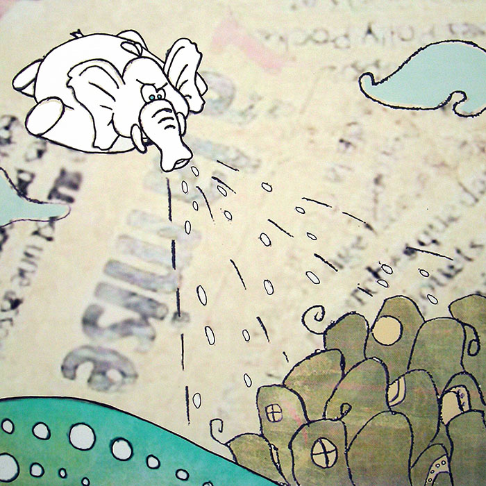 illustration elephant Acyian