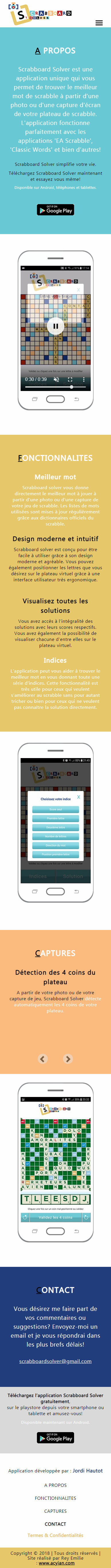 image site Scrabboard Solver vue smartphone